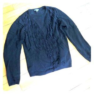 Vince Camuto fringe sweater